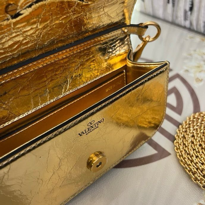 Сумка на плече Poudre Micro Loco з телячої шкіри з логотипом Vlogo фото 9