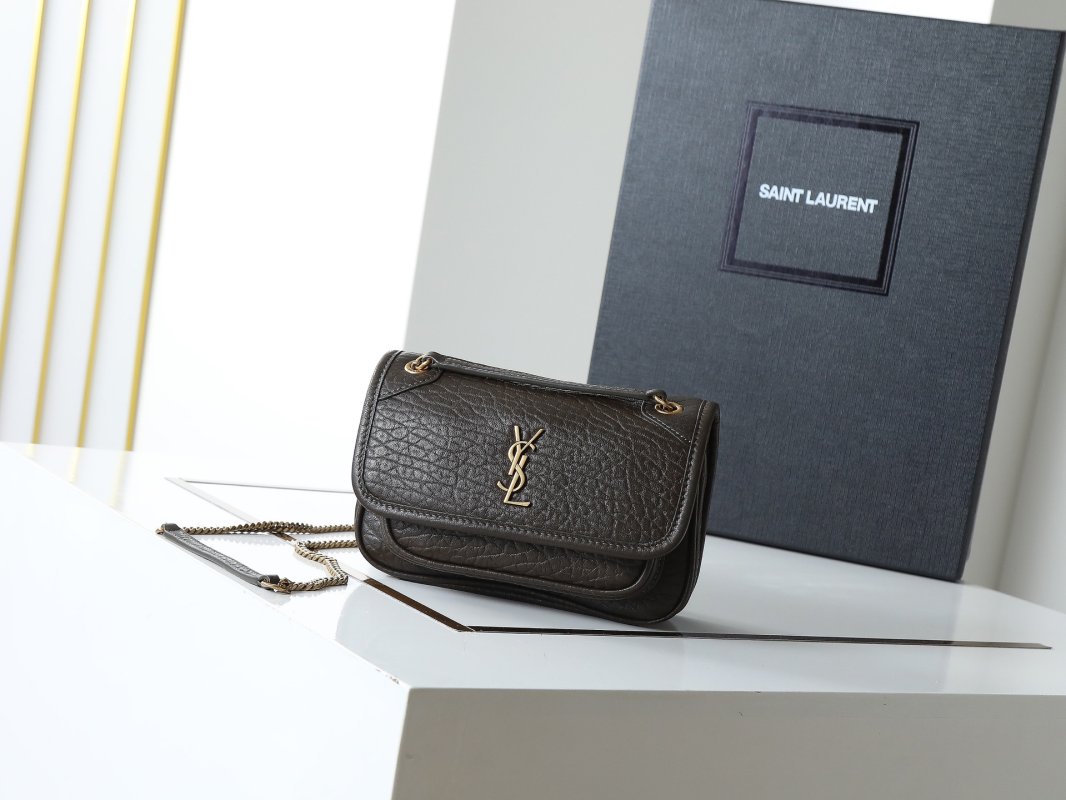 Сумка Niki mini кожаная через плечо 18 см