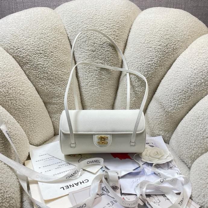 Сумка Preppy Coco 20 см из зернистой кожи