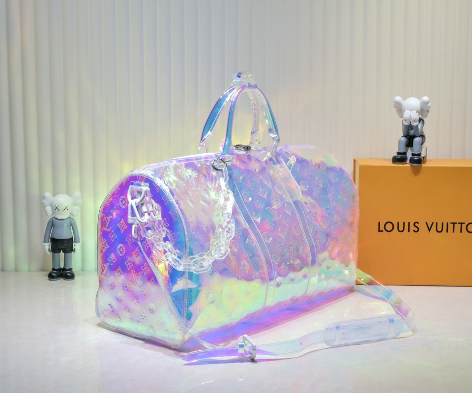 Сумка прозрачная дорожная Keepall Bandouliere 50 фото 2