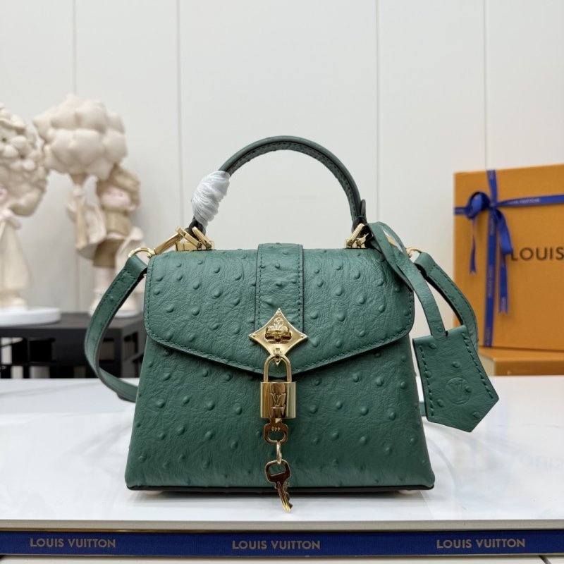 Сумка ROSE DES VENTS из кожи страуса 19 см