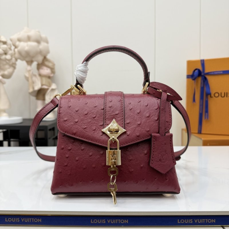 Сумка ROSE DES VENTS из кожи страуса 19 см