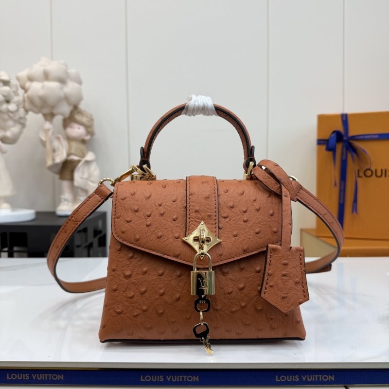 Сумка ROSE DES VENTS из кожи страуса 19 см