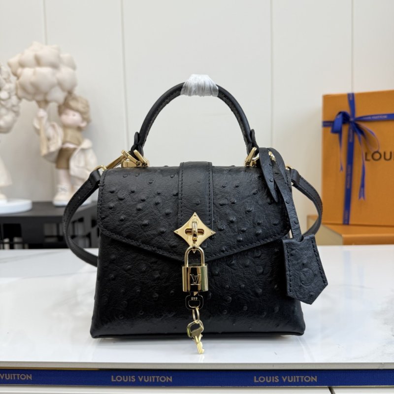 Сумка ROSE DES VENTS из кожи страуса 19 см