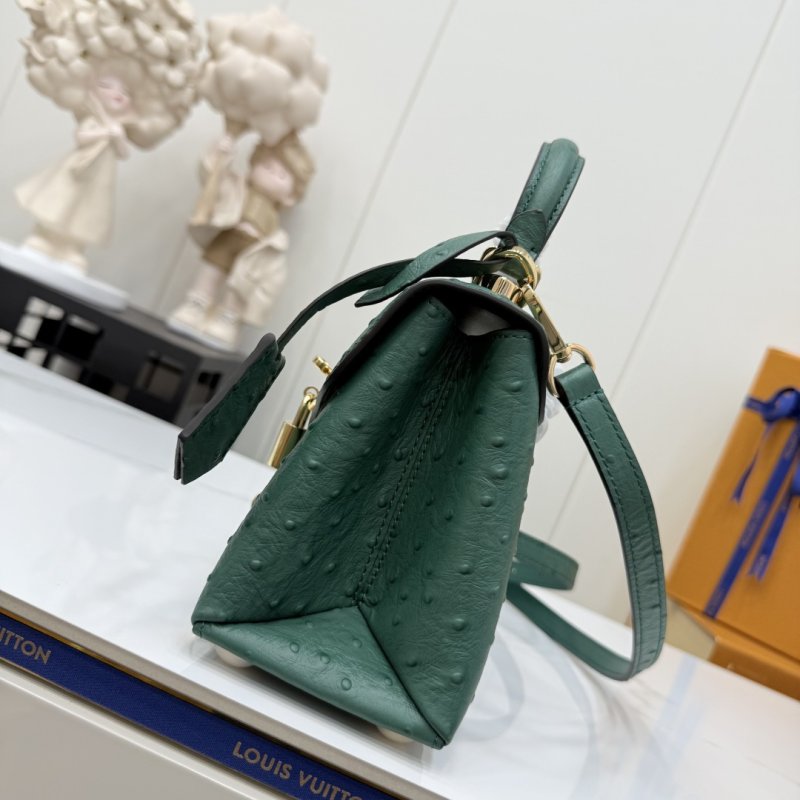 Сумка ROSE DES VENTS из кожи страуса 19 см фото 5