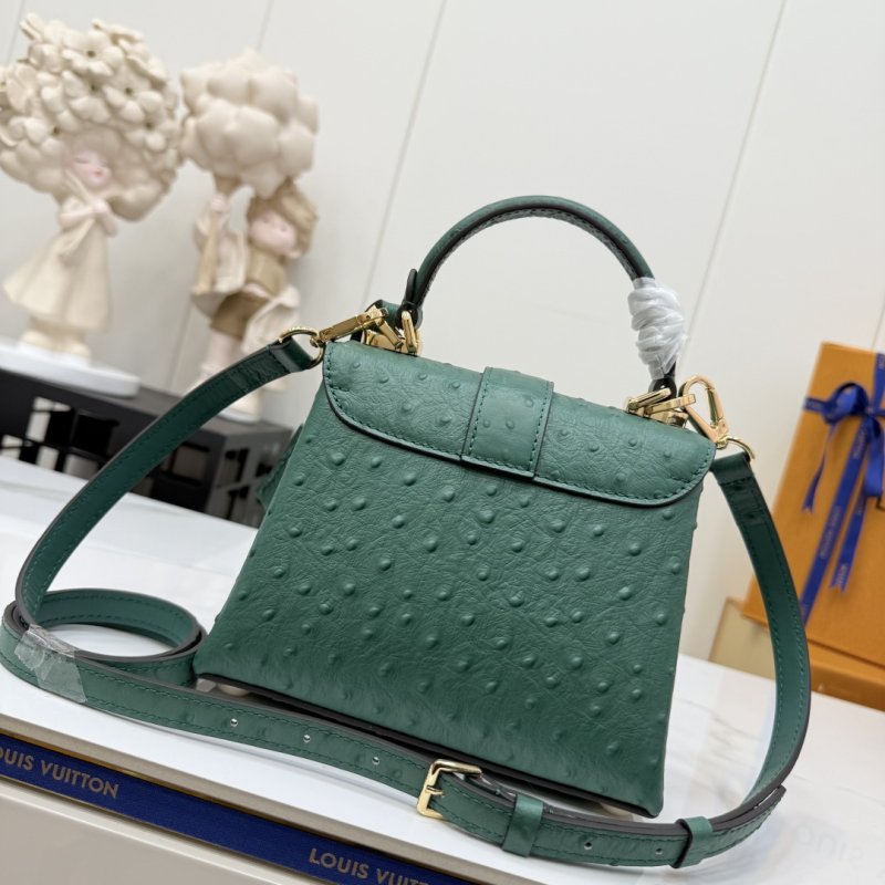 Сумка ROSE DES VENTS из кожи страуса 19 см фото 6