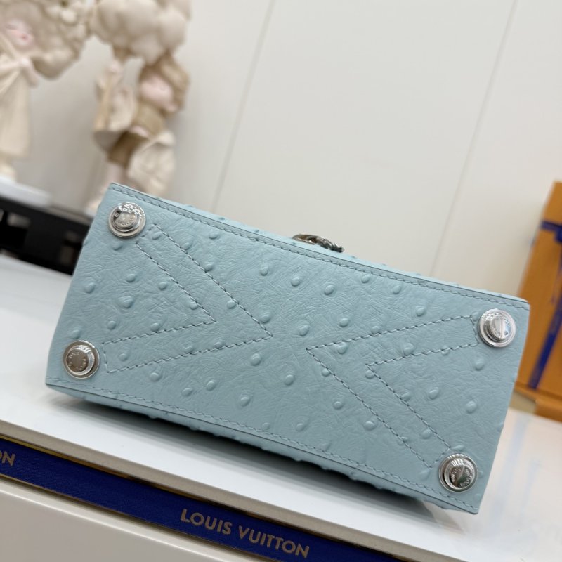 Сумка ROSE DES VENTS из кожи страуса 19 см фото 7