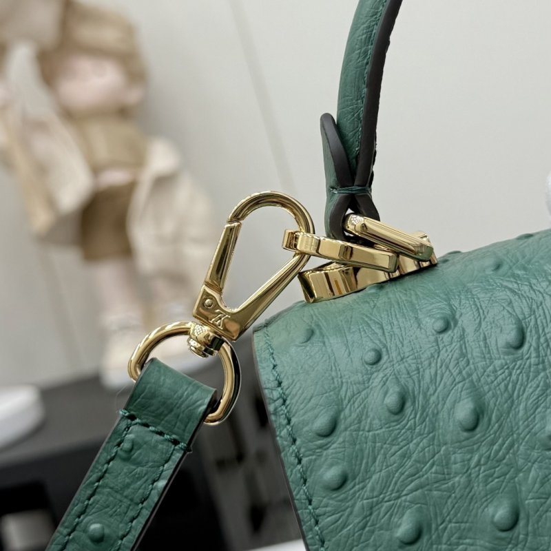 Сумка ROSE DES VENTS из кожи страуса 19 см фото 9