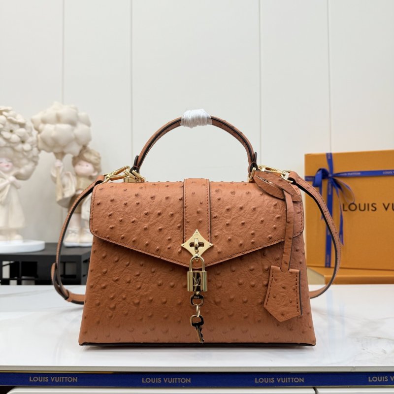 Сумка ROSE DES VENTS из кожи страуса 27 см