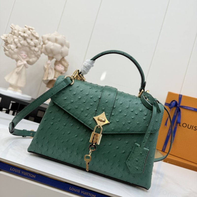 Сумка ROSE DES VENTS из кожи страуса 27 см фото 2