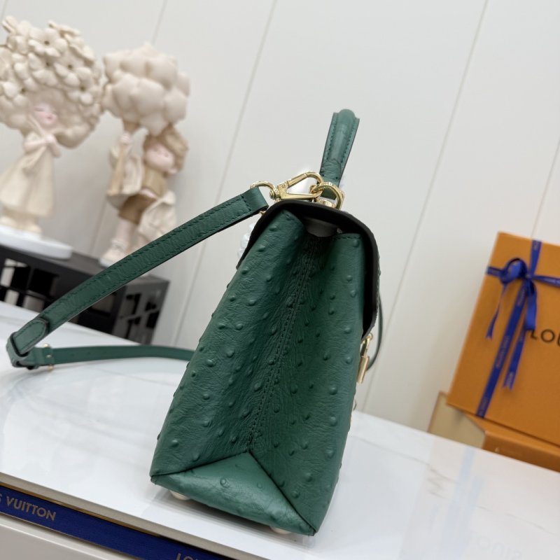 Сумка ROSE DES VENTS из кожи страуса 27 см фото 4