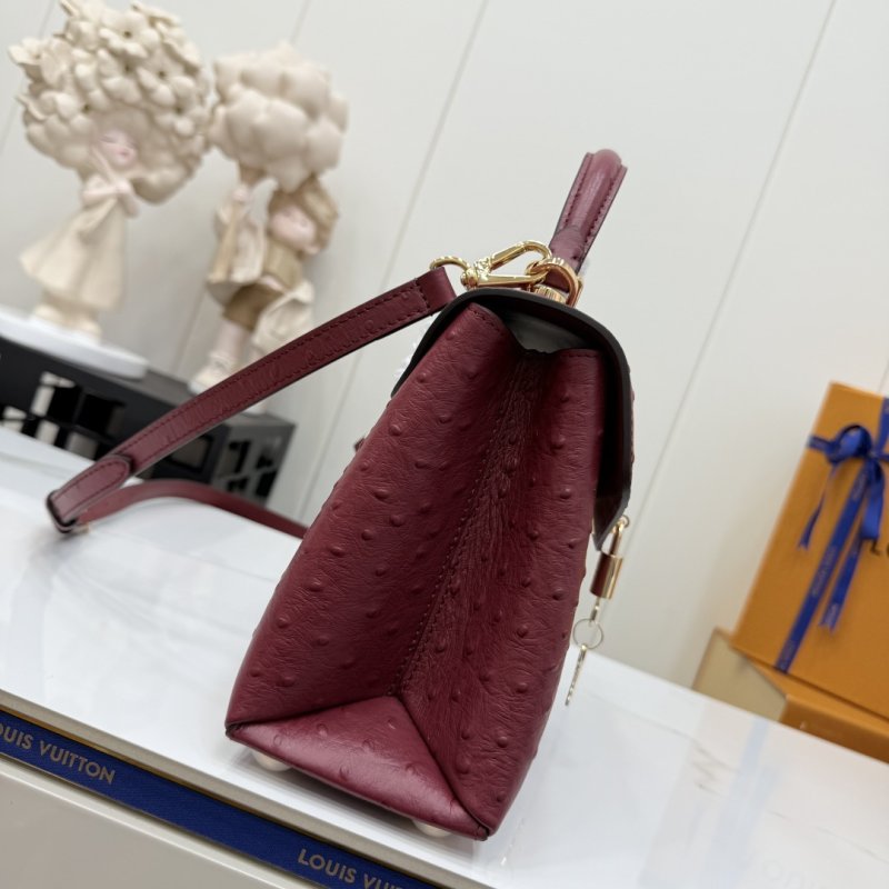 Сумка ROSE DES VENTS из кожи страуса 27 см фото 4