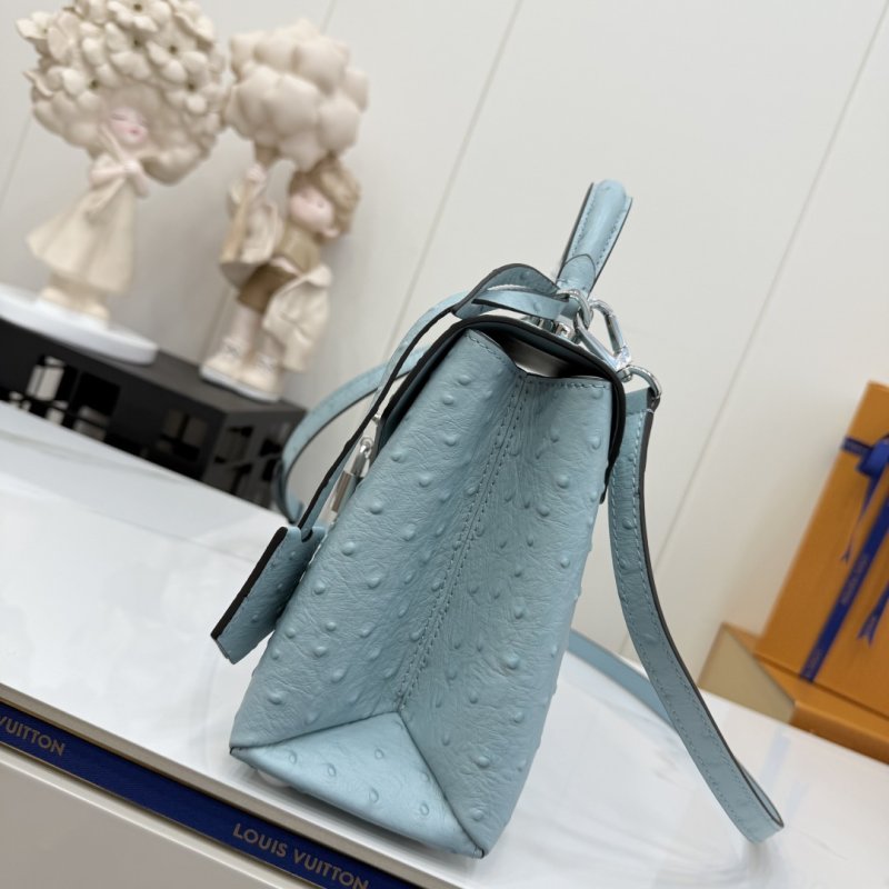 Сумка ROSE DES VENTS из кожи страуса 27 см фото 5