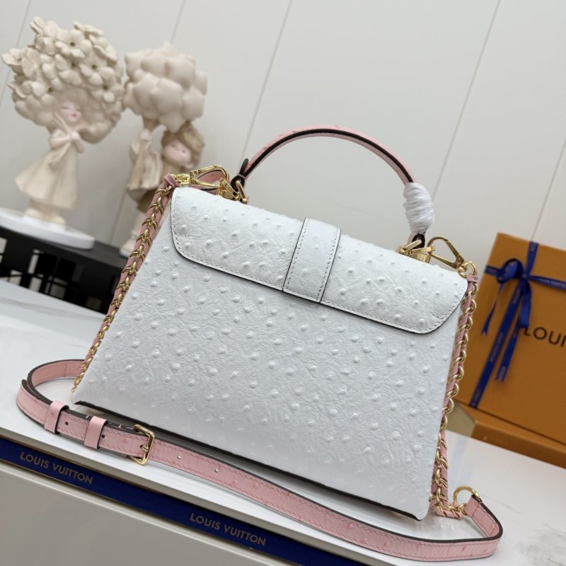 Сумка ROSE DES VENTS из кожи страуса 27 см фото 6