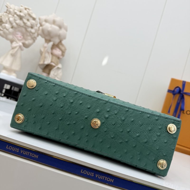 Сумка ROSE DES VENTS из кожи страуса 27 см фото 6