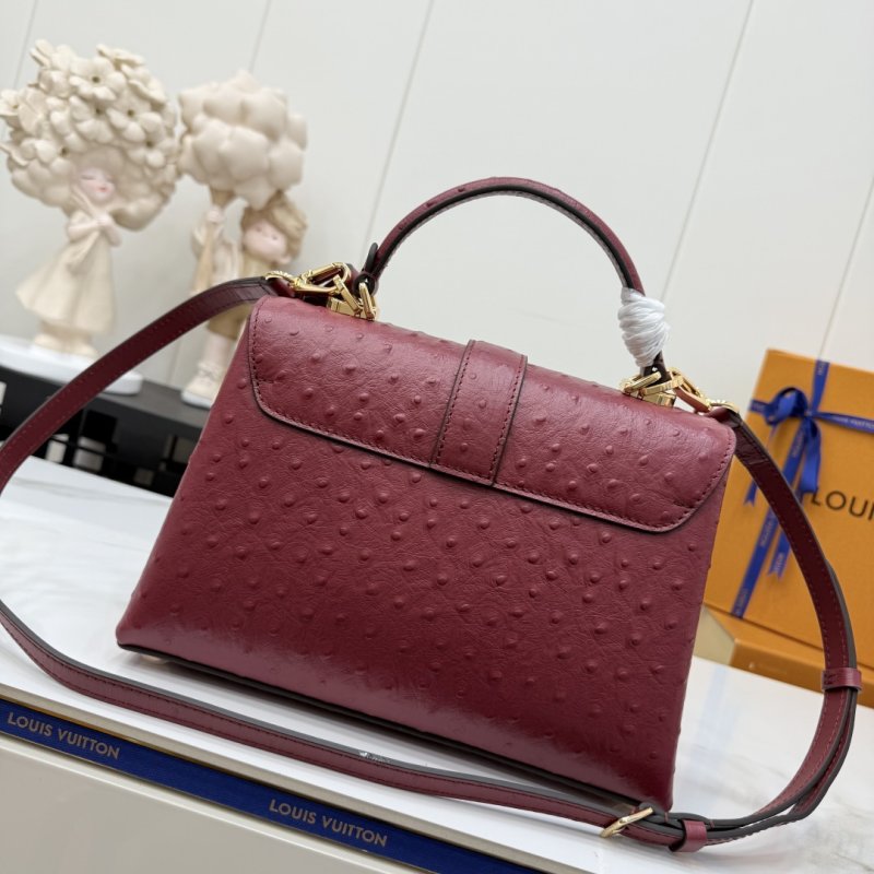 Сумка ROSE DES VENTS из кожи страуса 27 см фото 6