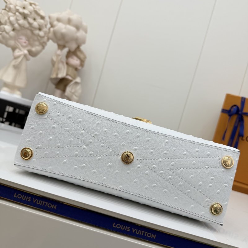 Сумка ROSE DES VENTS из кожи страуса 27 см фото 7