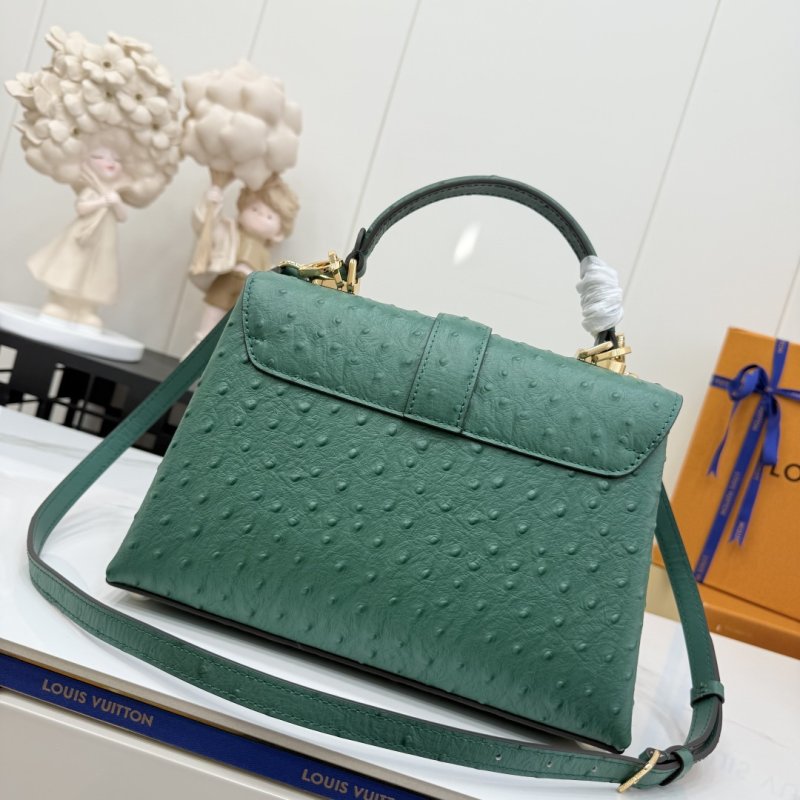 Сумка ROSE DES VENTS из кожи страуса 27 см фото 7