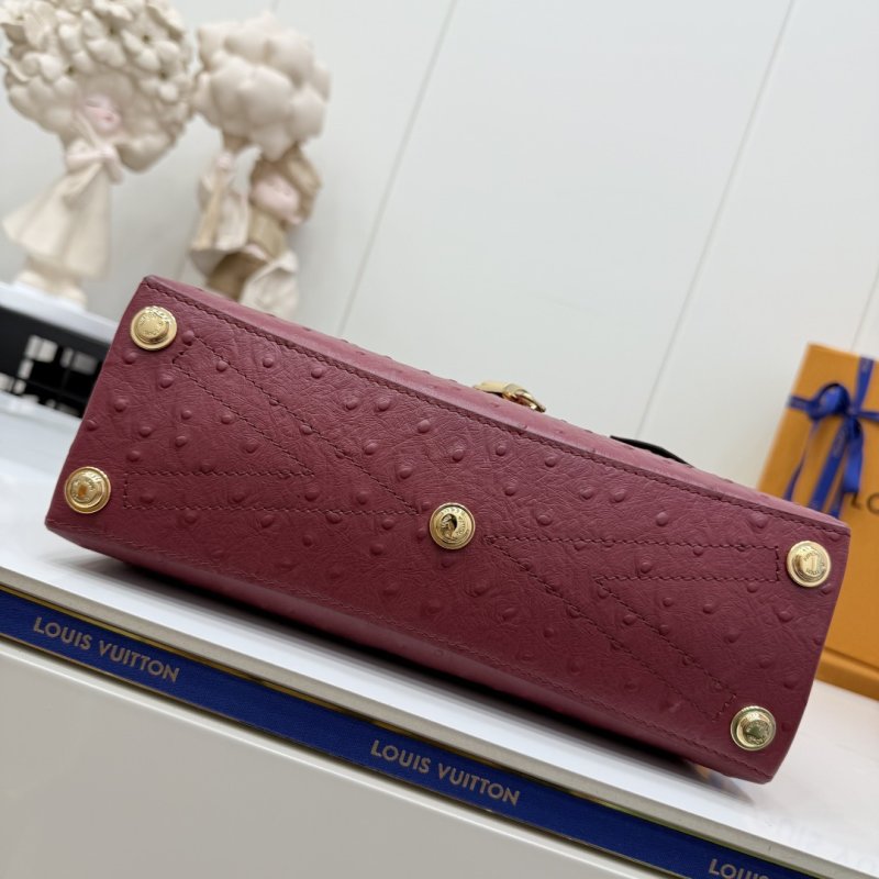 Сумка ROSE DES VENTS из кожи страуса 27 см фото 7