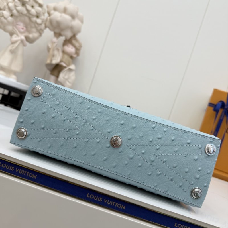 Сумка ROSE DES VENTS из кожи страуса 27 см фото 7