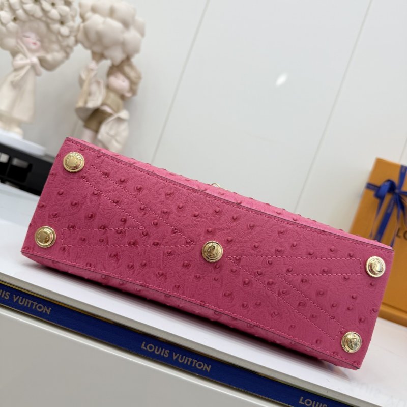 Сумка ROSE DES VENTS из кожи страуса 27 см фото 7