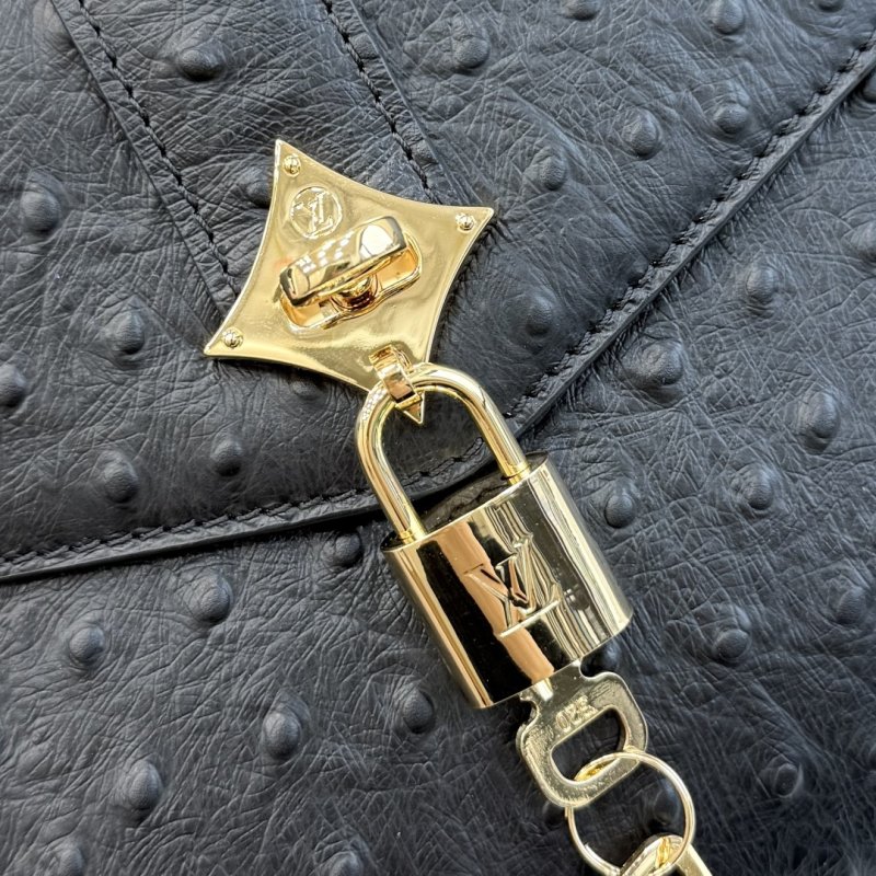 Сумка ROSE DES VENTS из кожи страуса 27 см фото 8