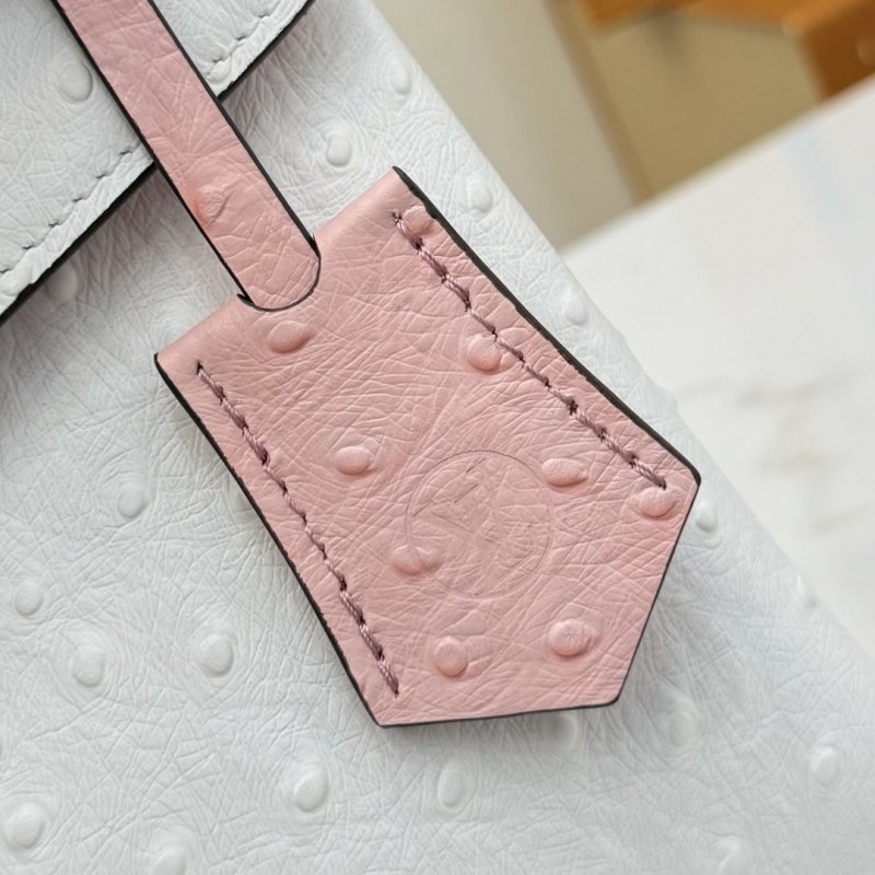 Сумка ROSE DES VENTS из кожи страуса 27 см фото 9