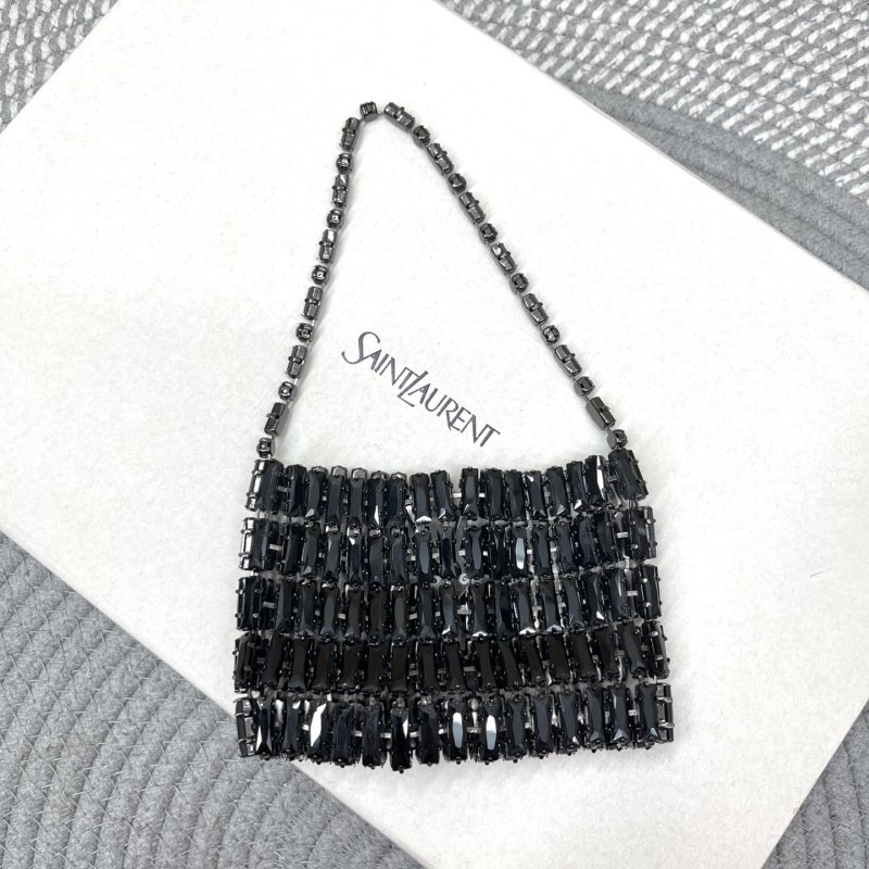 Сумка с кристаллами YSL Crystal Bag 11 см фото 2