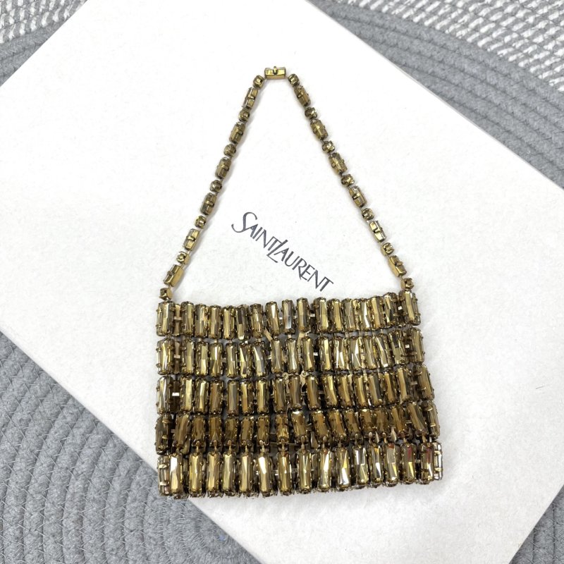 Сумка с кристаллами YSL Crystal Bag 11 см фото 2