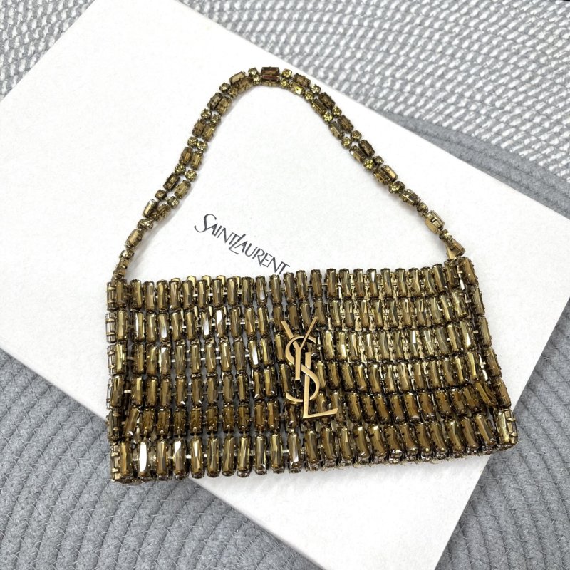 Сумка с кристаллами YSL Crystal Bag 18 см
