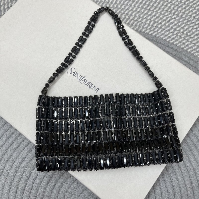 Сумка с кристаллами YSL Crystal Bag 18 см фото 2