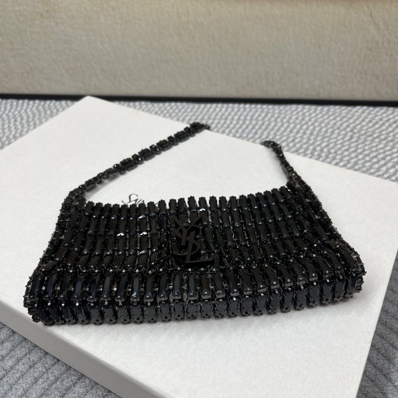Сумка с кристаллами YSL Crystal Bag 18 см фото 3