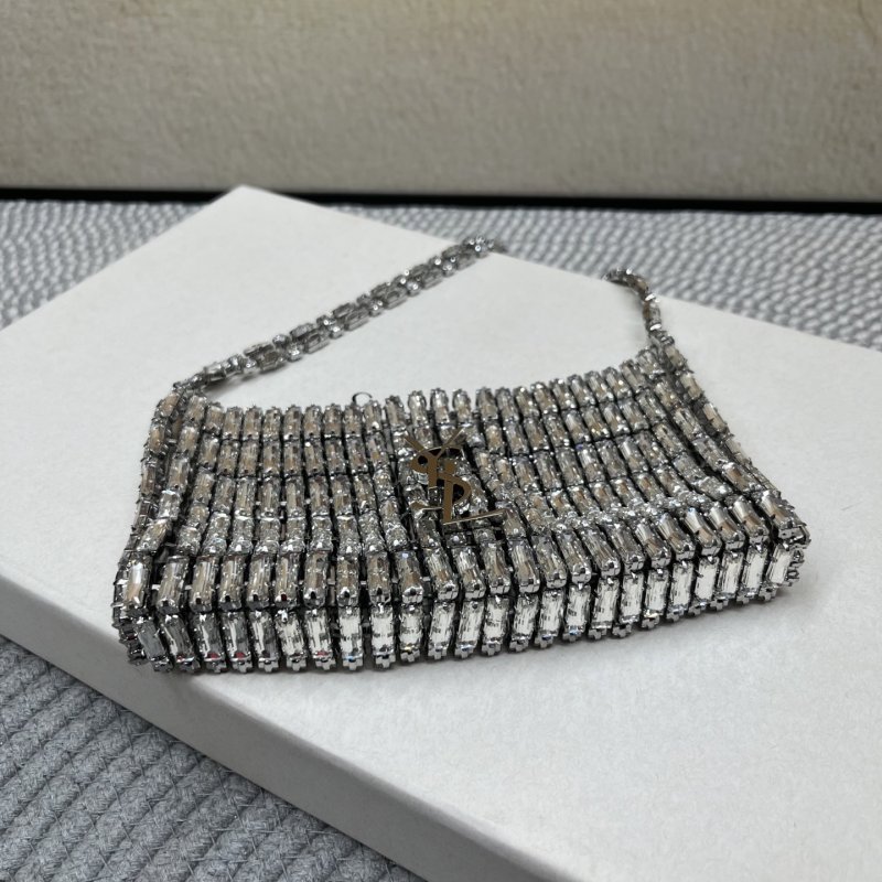 Сумка с кристаллами YSL Crystal Bag 18 см фото 3