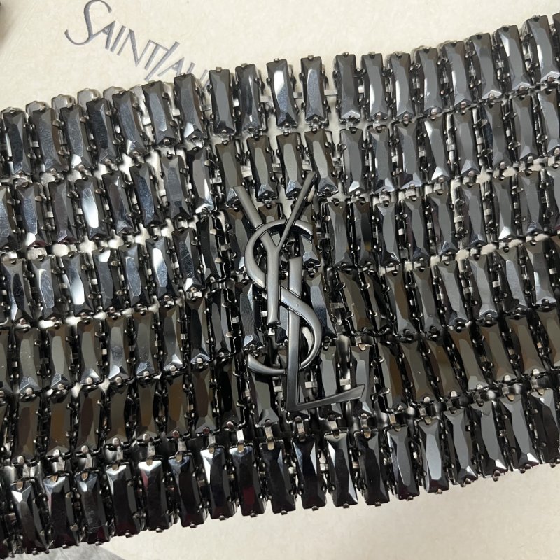 Сумка с кристаллами YSL Crystal Bag 18 см фото 4