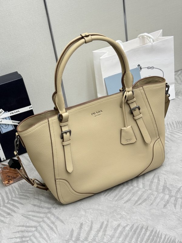 Сумка шопер кожаная 1BG602 38 см фото 3