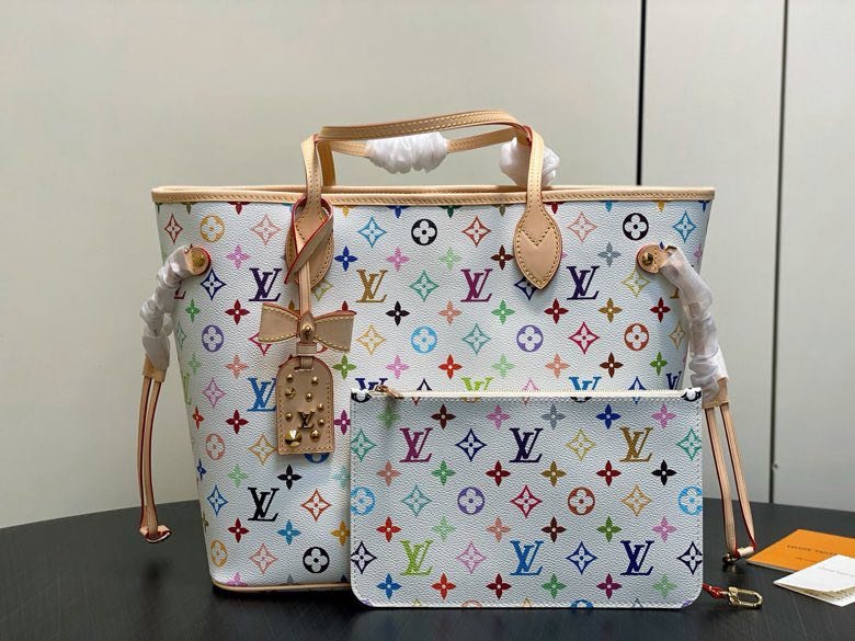 Сумка шоппер Neverfull MM Takashi Murakami M27787 32 см