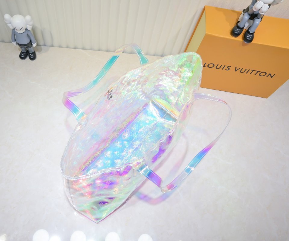 Сумка шоппер прозрачная 32 см фото 8