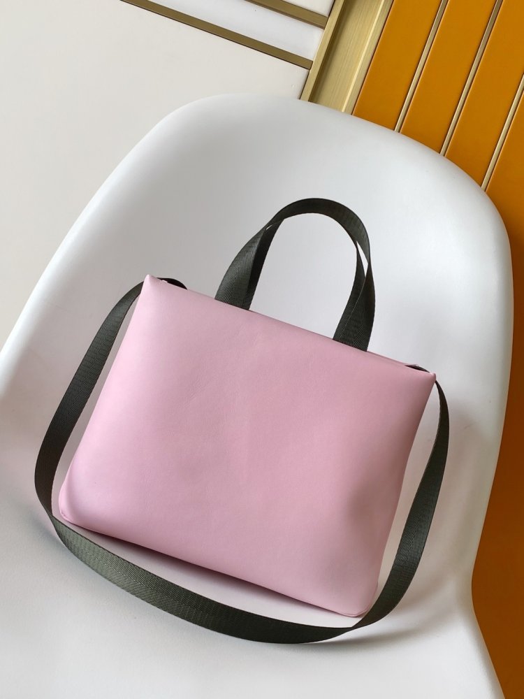 Сумка шоппер розовая M15238 25 см фото 2