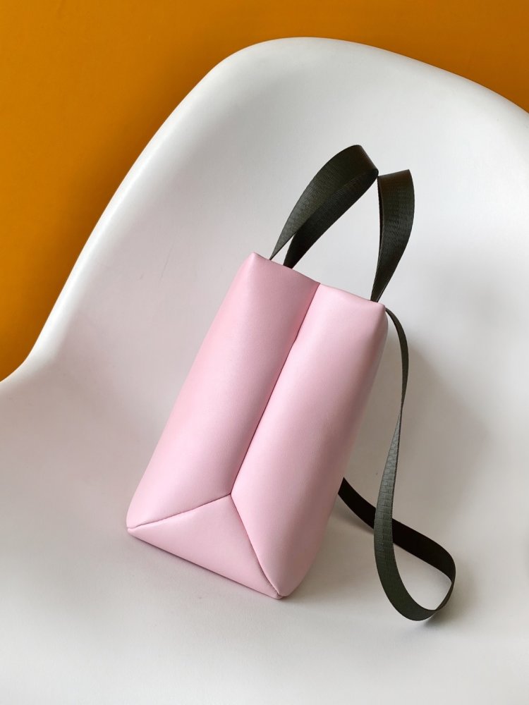 Сумка шоппер розовая M15238 25 см фото 3