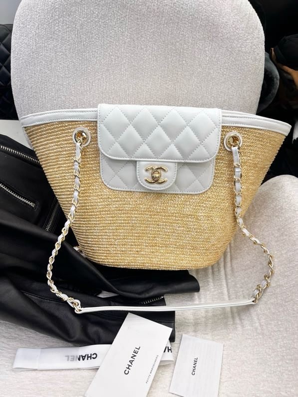 Сумка соломенная Chanel 26C 54 см