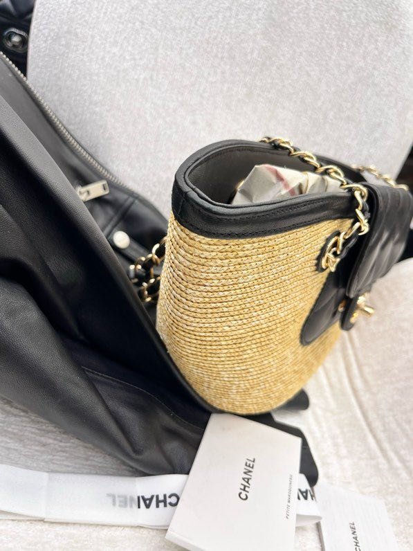 Сумка соломенная Chanel 26C 54 см фото 2