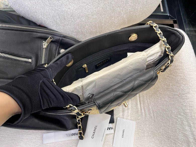 Сумка соломенная Chanel 26C 54 см фото 6