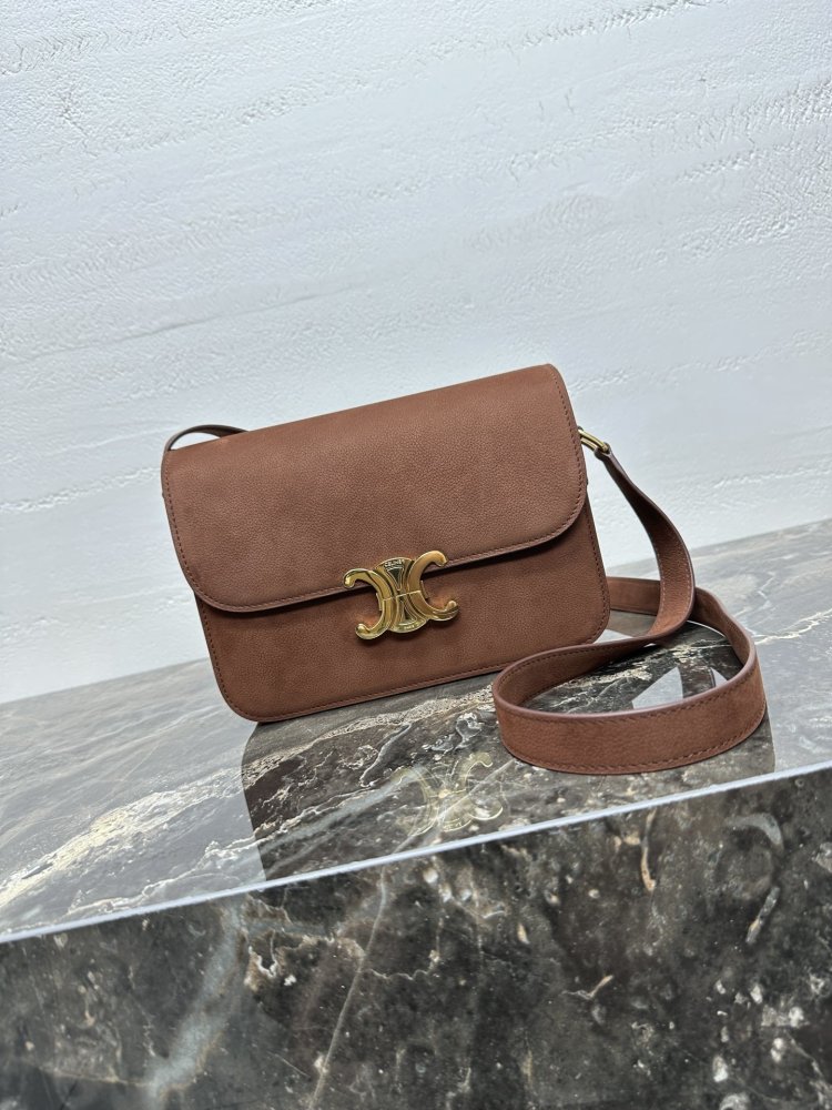 Сумка TEEN TRIOMPHE Medium замшевая 22 см