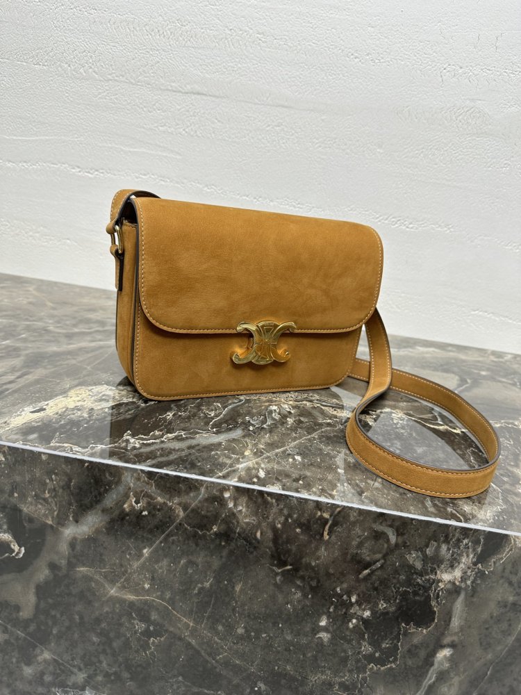 Сумка TEEN TRIOMPHE Medium замшевая 22 см фото 2