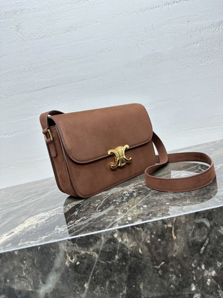 Сумка TEEN TRIOMPHE Medium замшевая 22 см фото 2