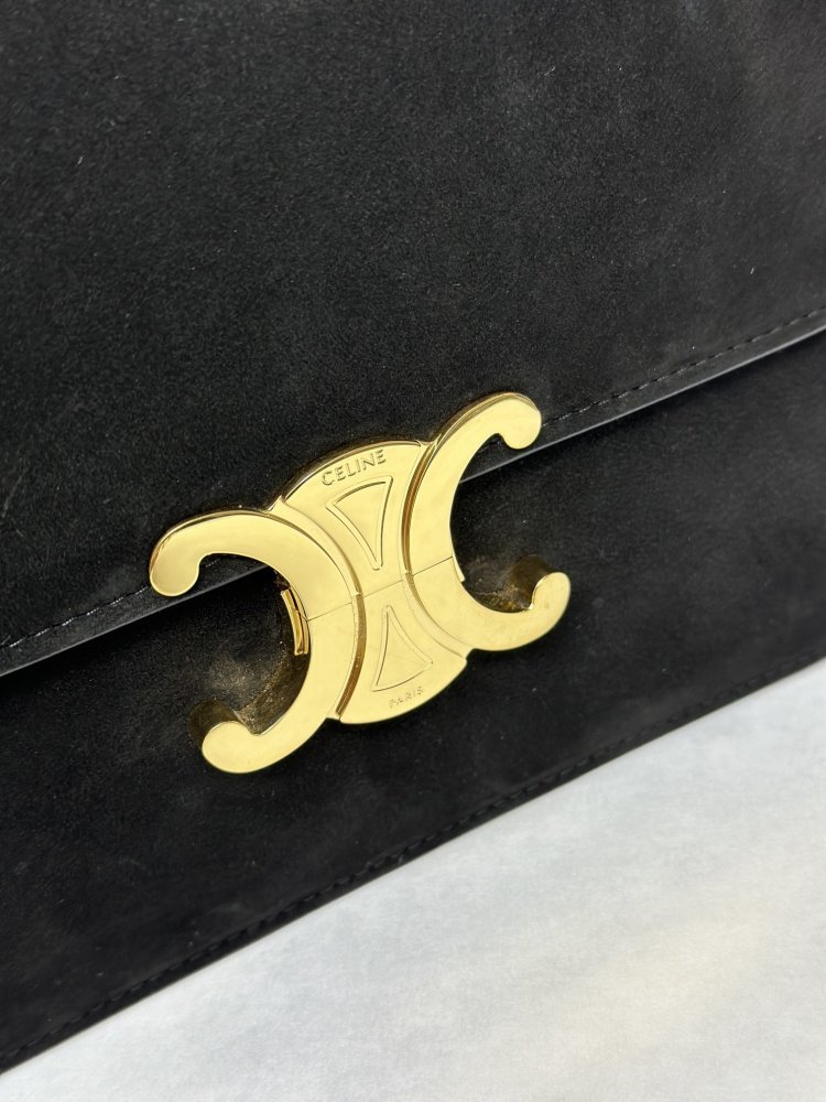 Сумка TEEN TRIOMPHE Medium замшевая 22 см фото 5