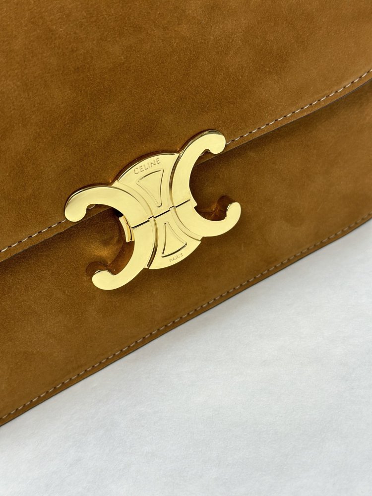 Сумка TEEN TRIOMPHE Medium замшевая 22 см фото 5