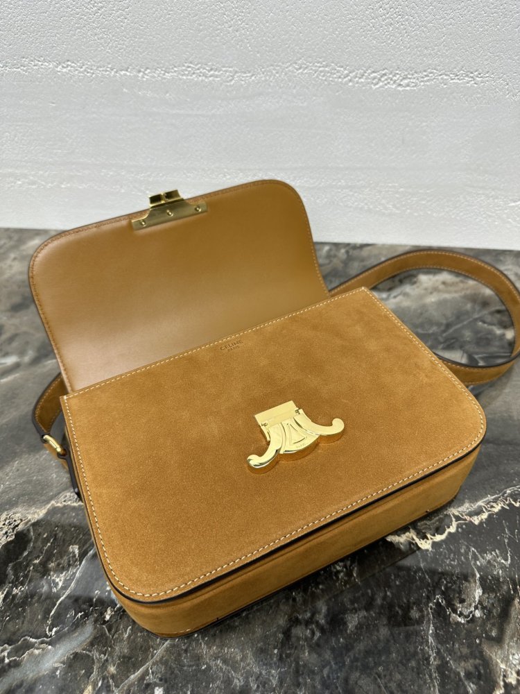 Сумка TEEN TRIOMPHE Medium замшевая 22 см фото 7