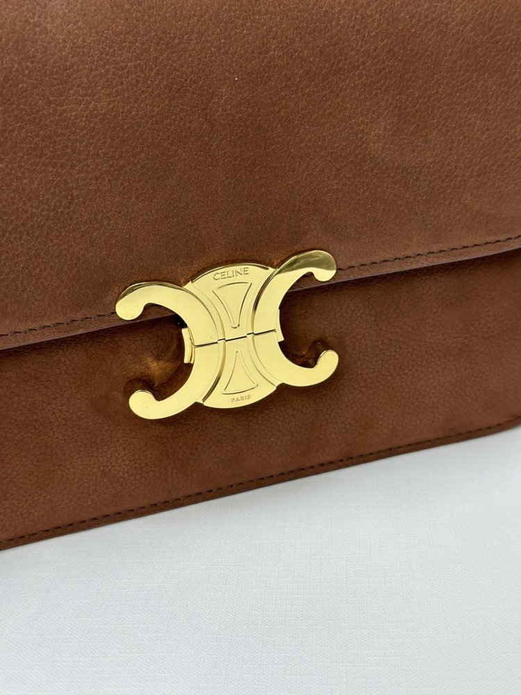 Сумка TEEN TRIOMPHE Medium замшевая 22 см фото 7