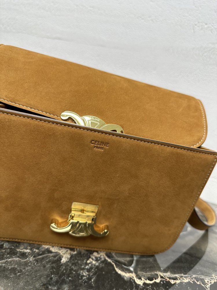 Сумка TEEN TRIOMPHE Medium замшевая 22 см фото 8